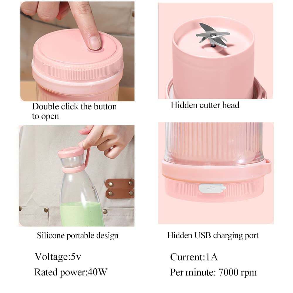 Portable Mini Blender – Fresh Juice, Smoothies & Cold Coffee Anywhere