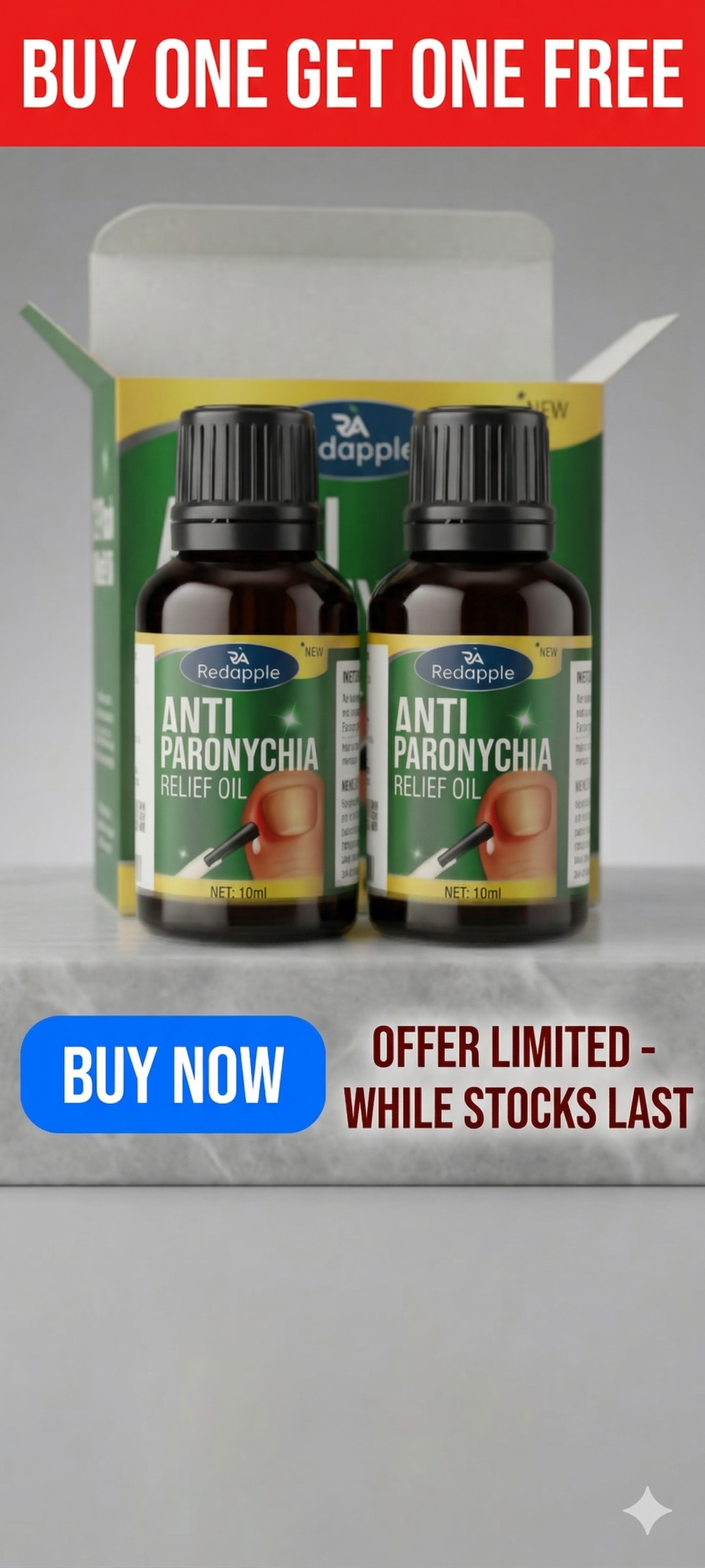 Anti Paronychia Relief Oil 20 ml Pack of 2