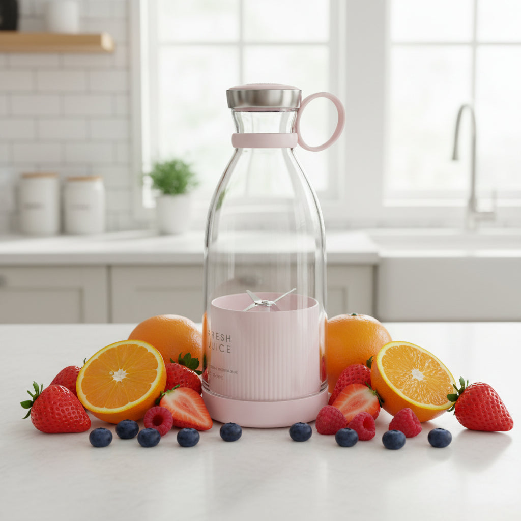 Portable Mini Blender – Fresh Juice, Smoothies & Cold Coffee Anywhere